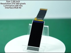 Δείκτης LCD τύπου ράβδου 2,86 ιντσών Ανάλυση 376*960 pixels Βιομηχανική οθόνη LCD